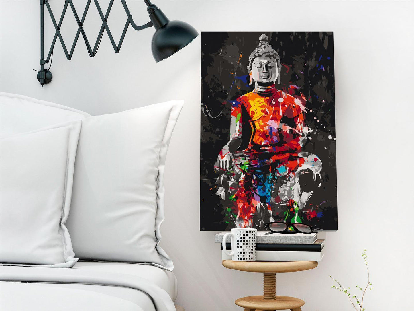 Malen nach Zahlen - Buddha in Colours