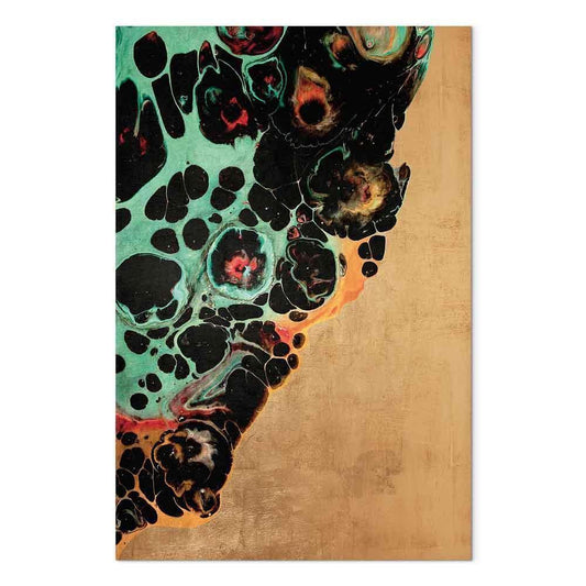 Leinwandbild - Composition of Micro Shapes (1-part) - Abstract Forms of Colors