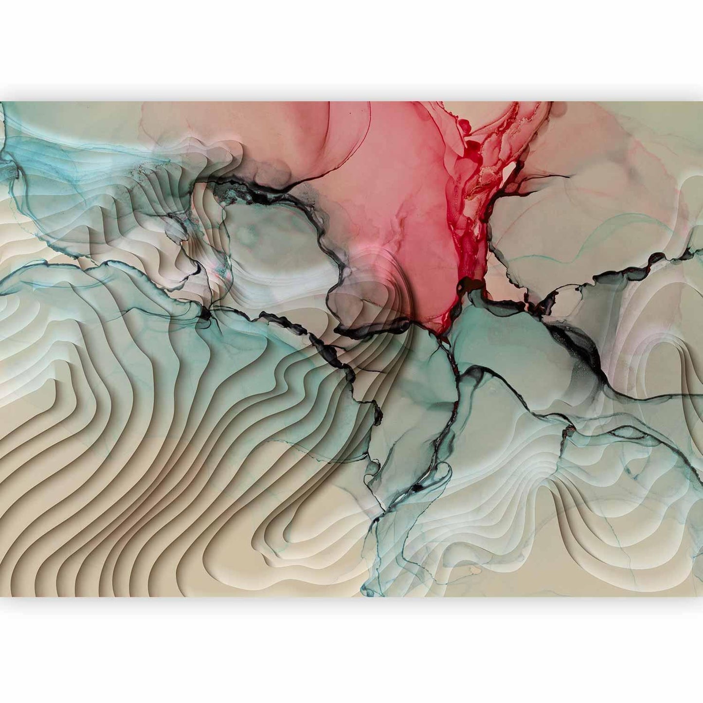 Fototapete - Dimensionszauber - Beeindruckende 3D-Kunst für moderne Räume