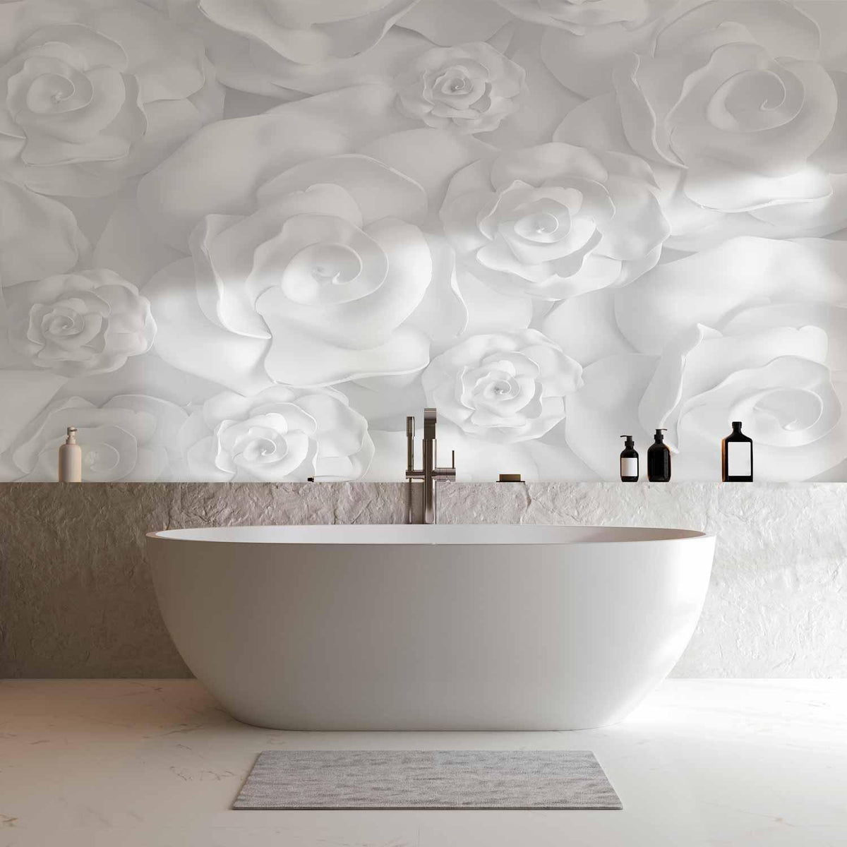 Fototapete - Plaster Flowers