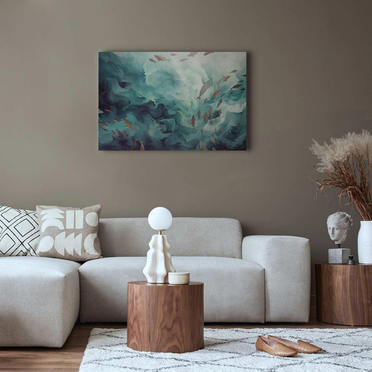 Leinwandbild - Fish in the ocean