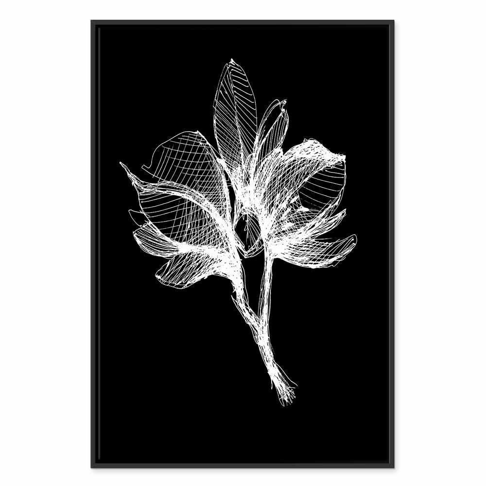 Leinwandbild - Night Flower (1 Part) Vertical