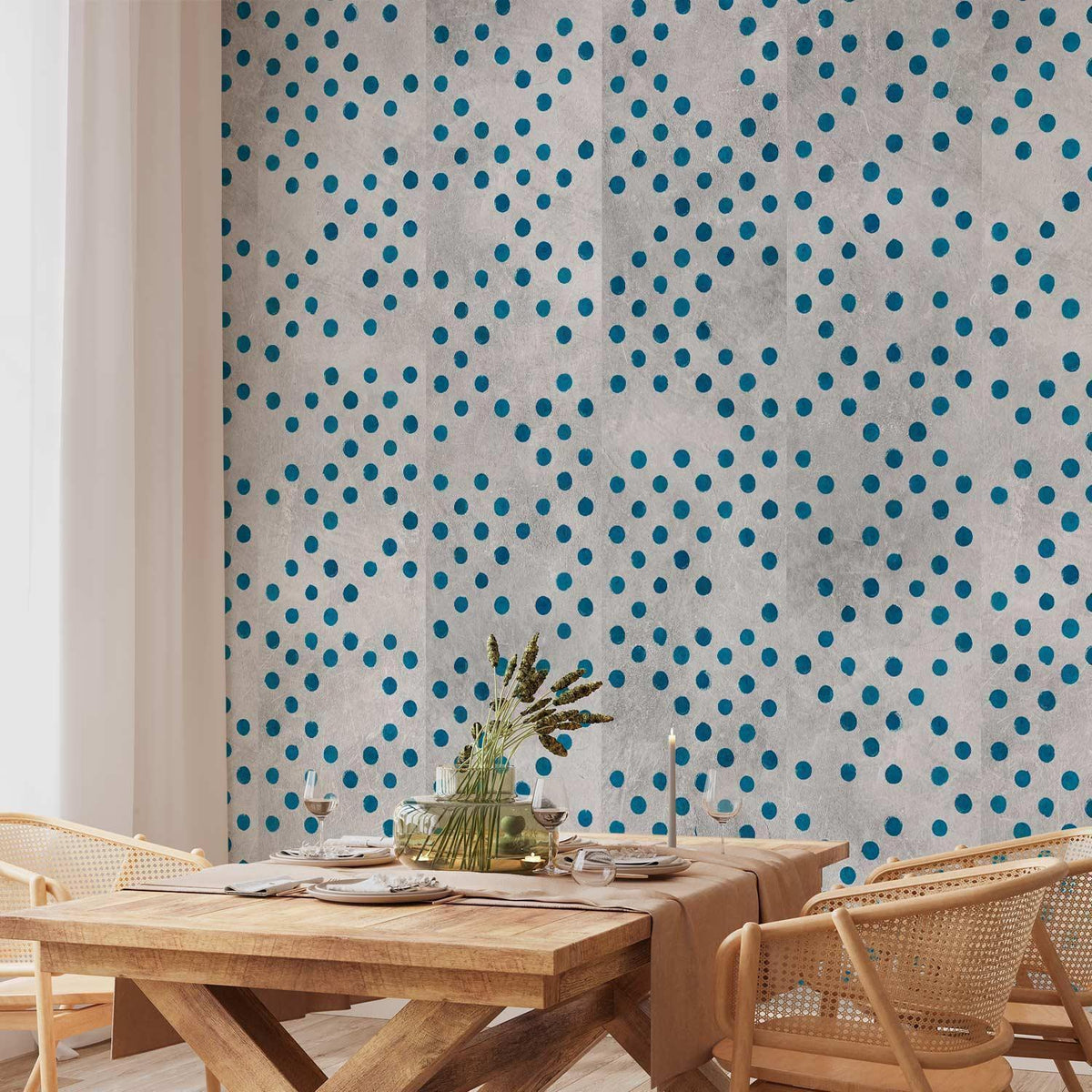 Tapete - Dots on Concrete