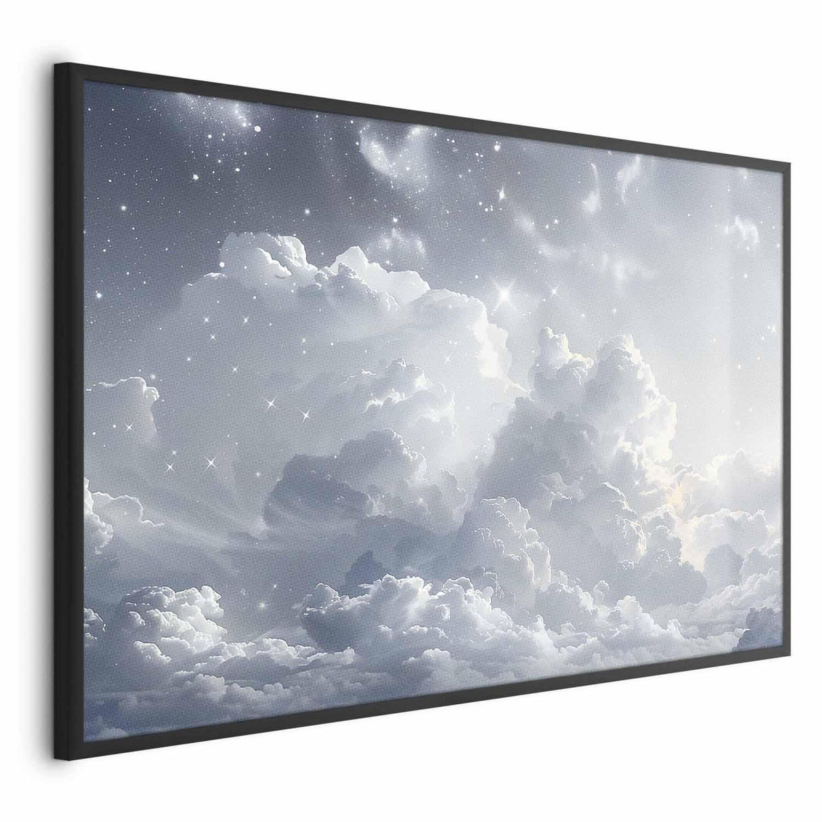 Poster - Astral Calm: Stars Scattered Over Delicate Clouds