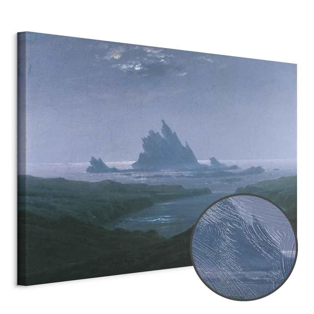 Leinwandbild - Caspar David Friedrich – Cliff reef on the beach