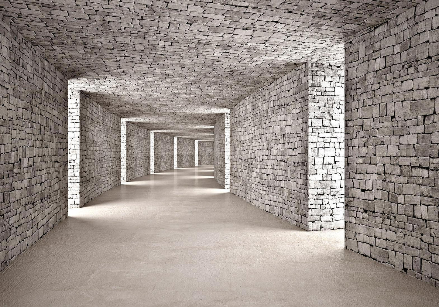 Wand Deko „Geheimnisvoller Tunnel“ – Tiefenwirkung für faszinierende Räume sawelt.eu