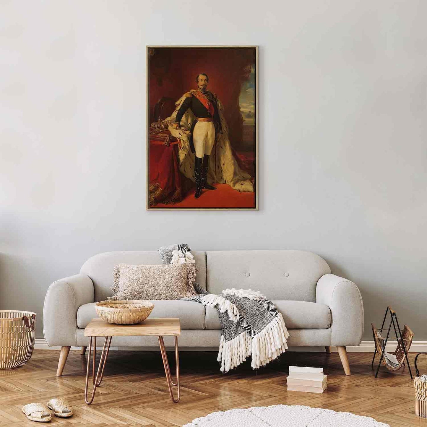 Leinwandbild - Portrait of Napoleon III (Franz Xaver Winterhalter) Artgeist