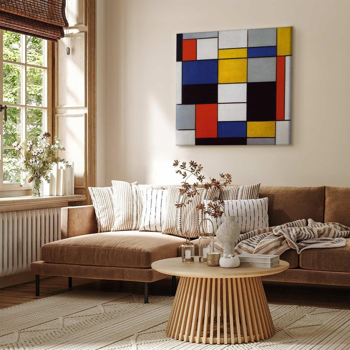 Leinwandbild - Piet Mondrian – Composition A
