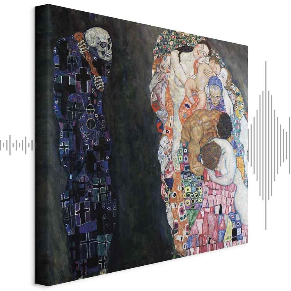 Leinwandbild - Gustav Klimt – Death and Life