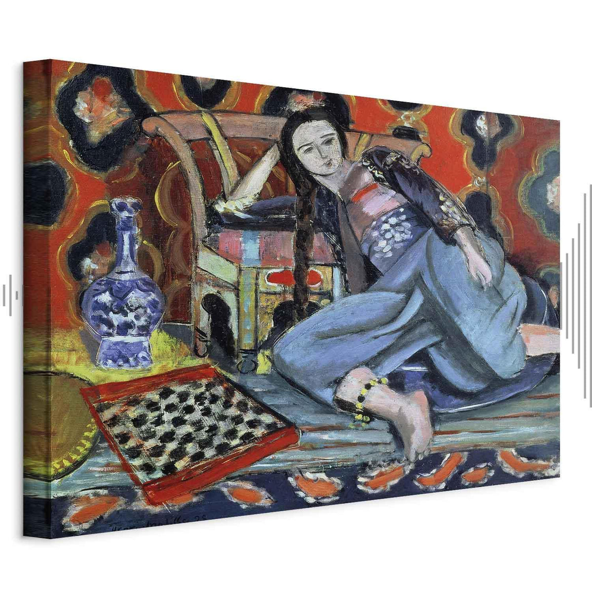 Leinwandbild - Henri Matisse – Odalisque with Turkish Chair