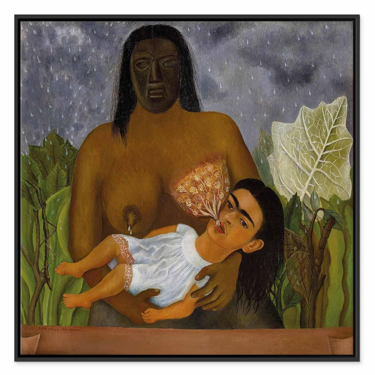 Leinwandbild - Frida Kahlo – My Nurse and I