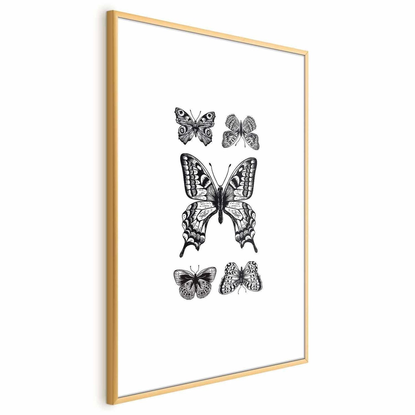 Poster - Five Butterflies Artgeist