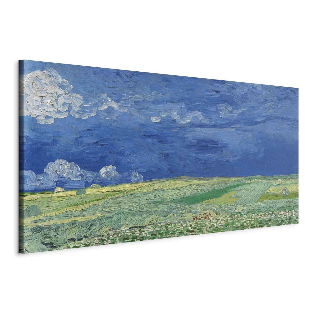 Wandbild XXL - Vincent van Gogh – Wheat Field under Thunderclouds