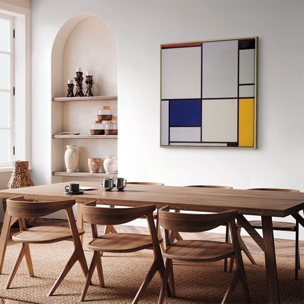Leinwandbild - Piet Mondrian – Tableau I