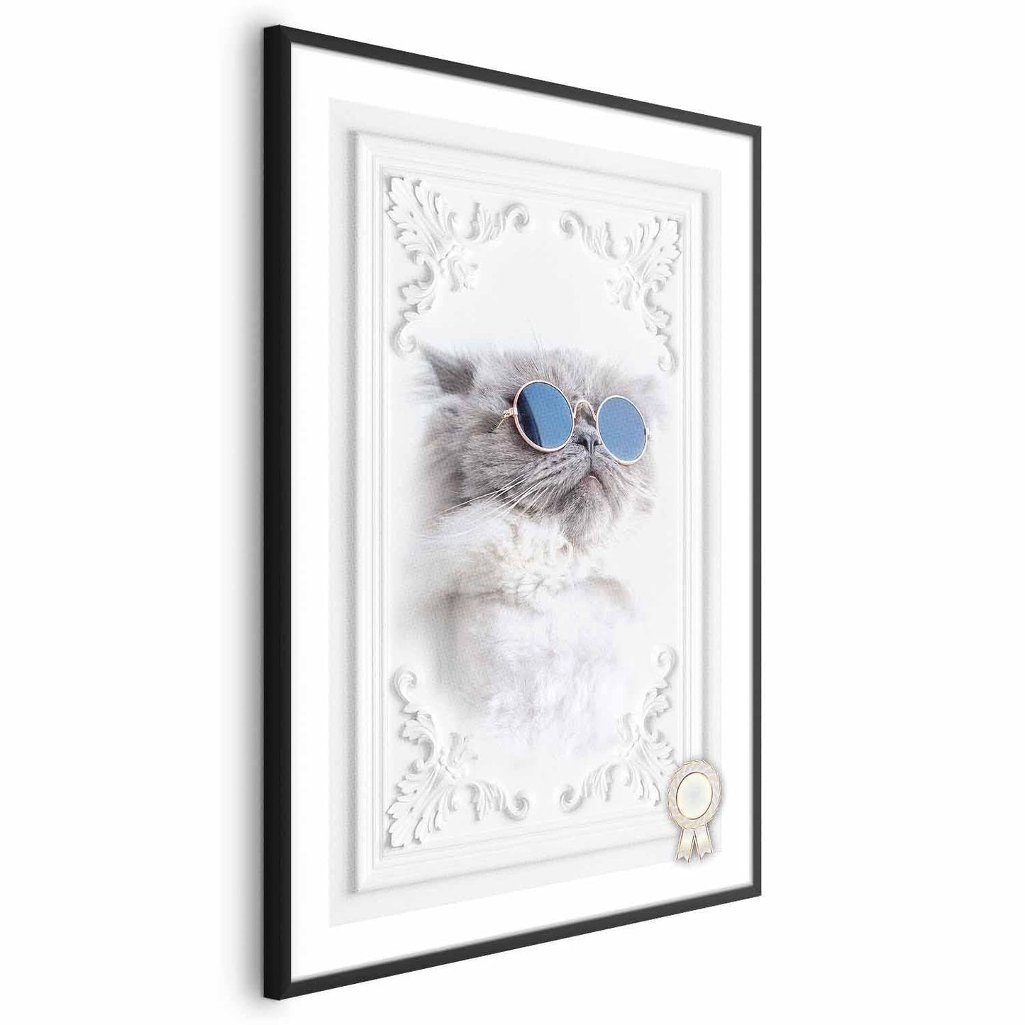 Poster - Cat in Glasses Artgeist