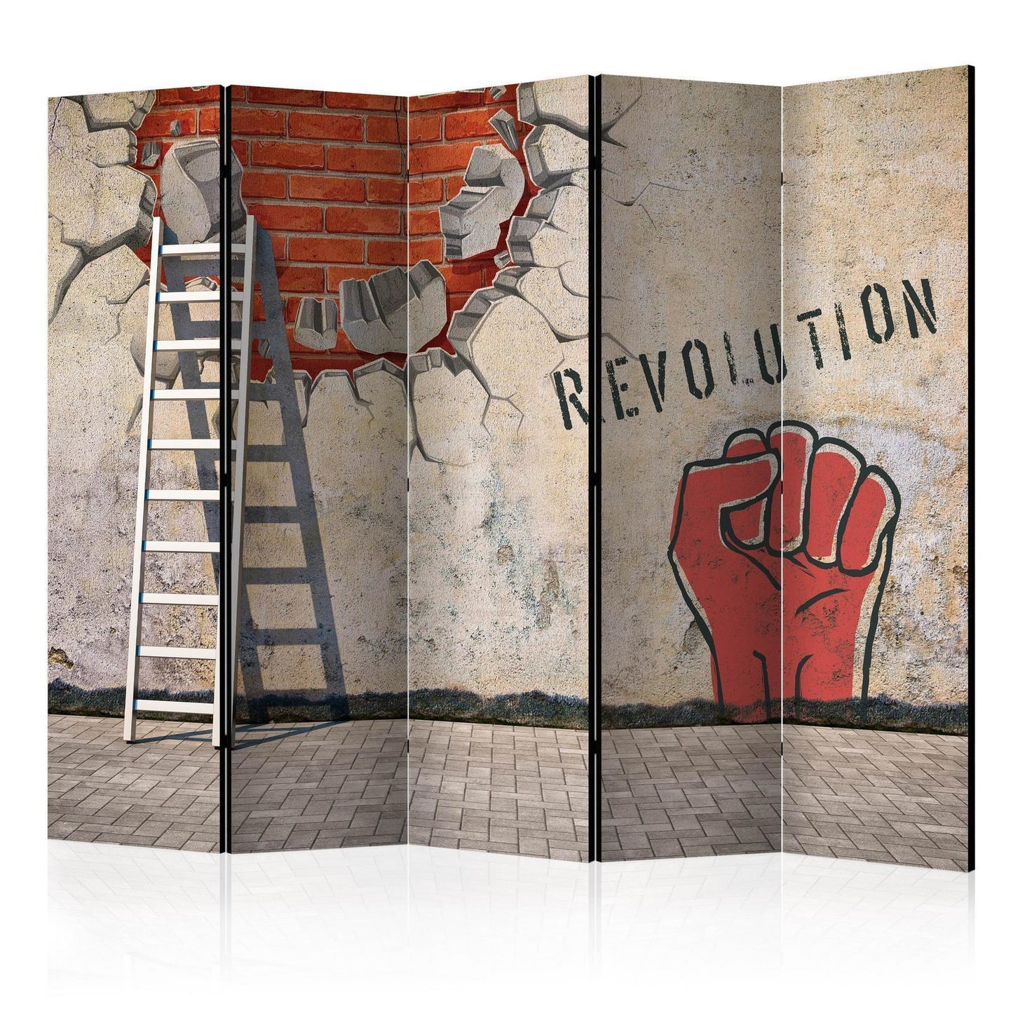 Paravent - The invisible hand of the revolution II Artgeist
