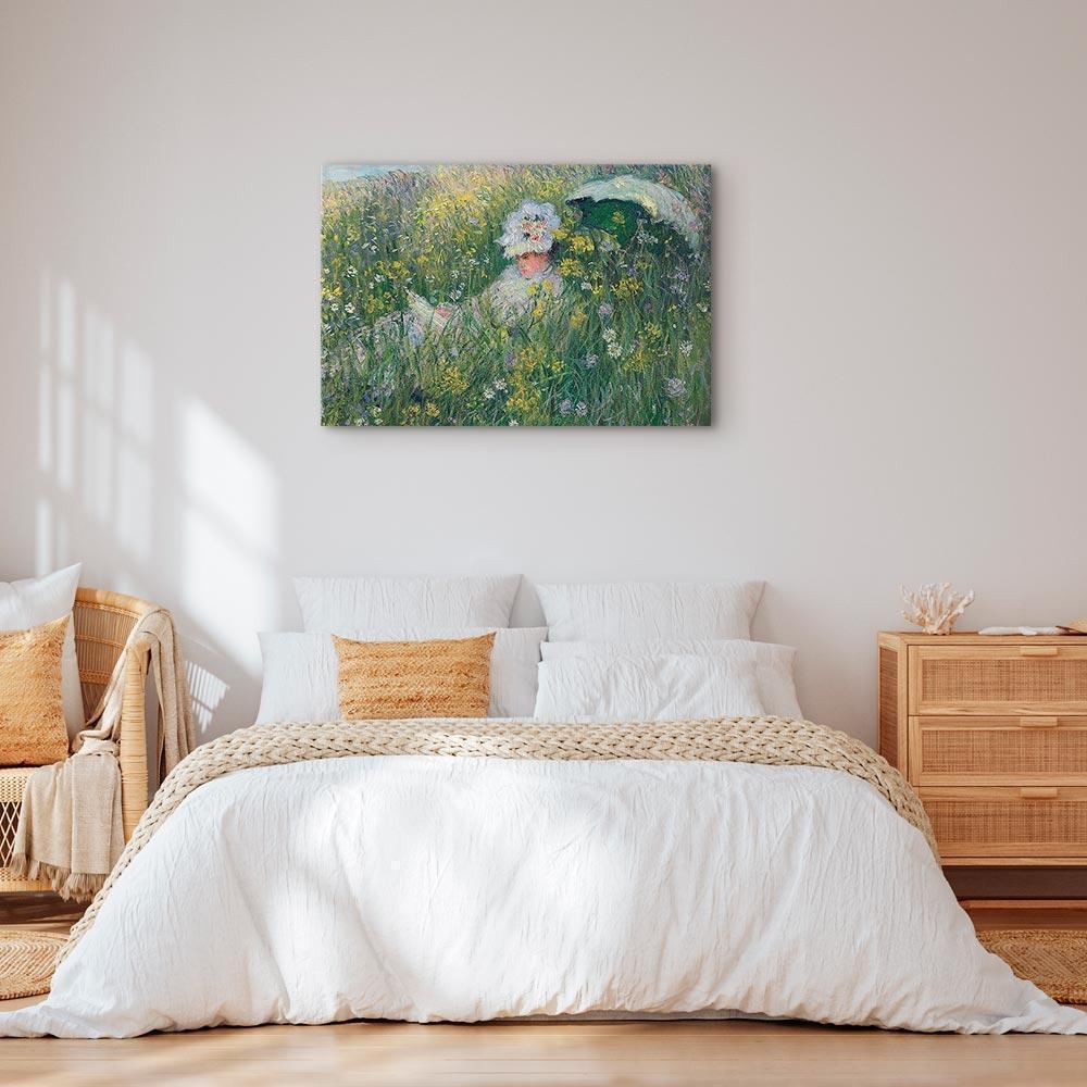Leinwandbild - Claude Monet – In the Meadow