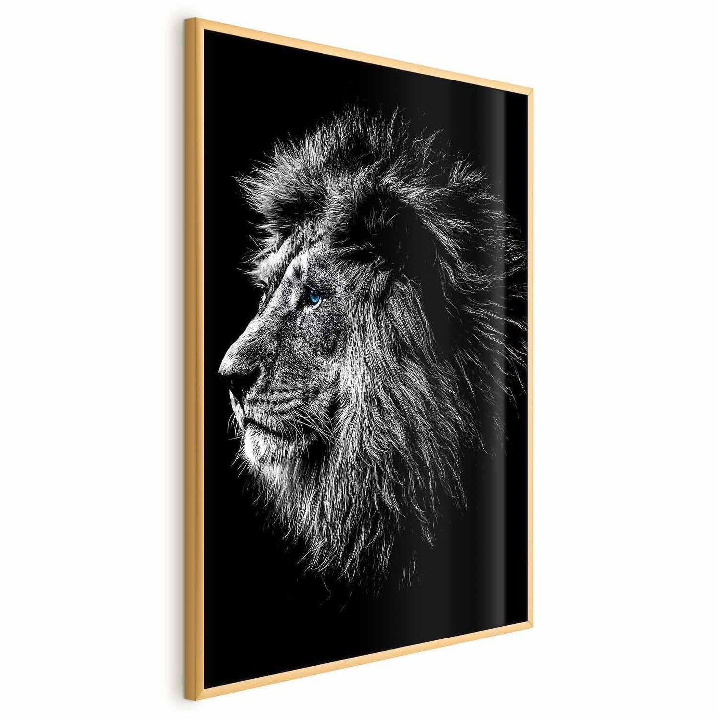 Poster - Blue-eyed Lion Artgeist