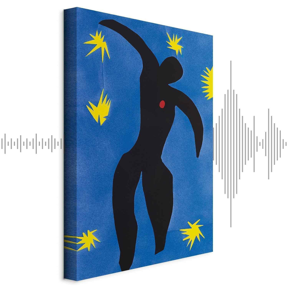 Leinwandbild - Henri Matisse – Icarus (from Jazz)