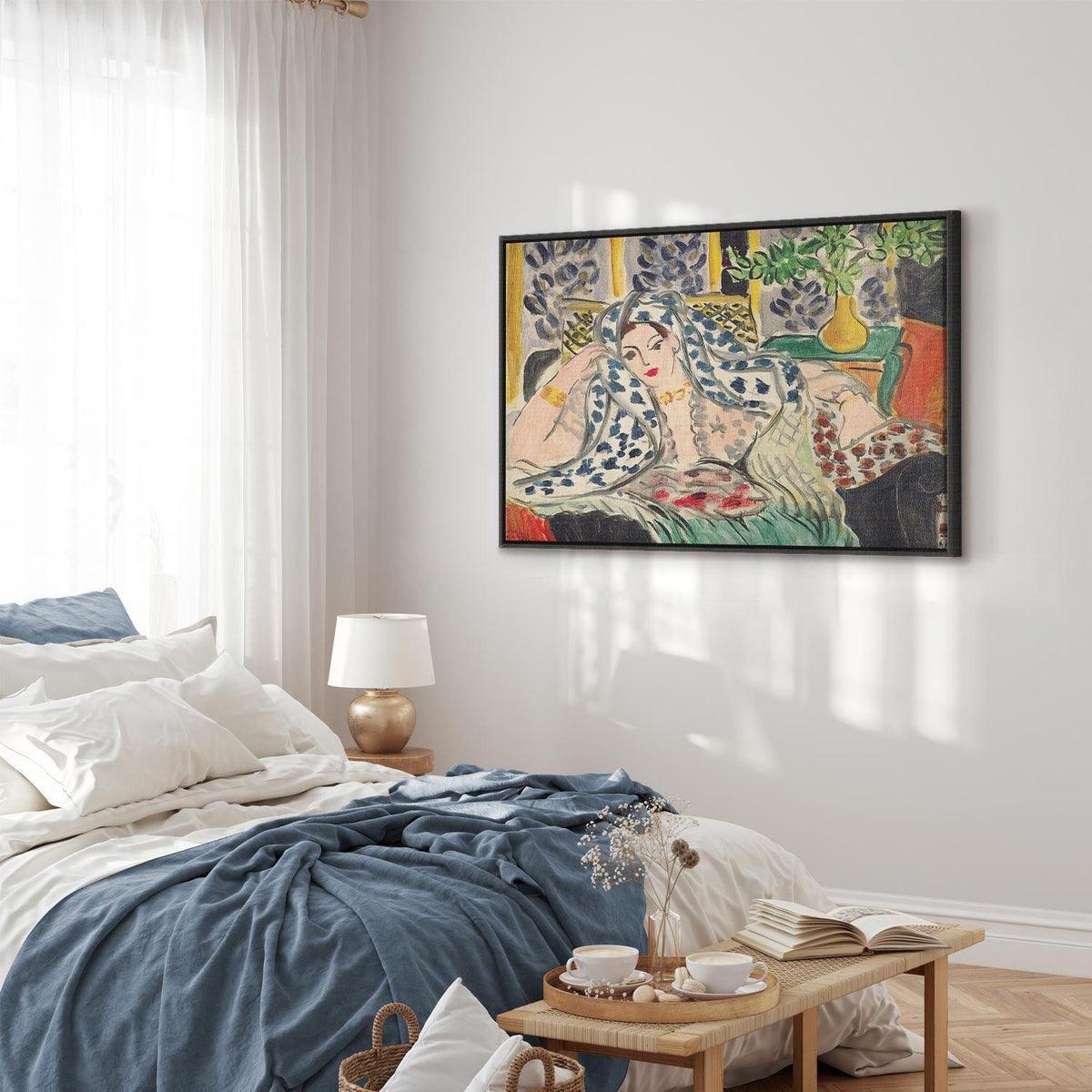 Leinwandbild - Henri Matisse – Odalisque at Fautenuil