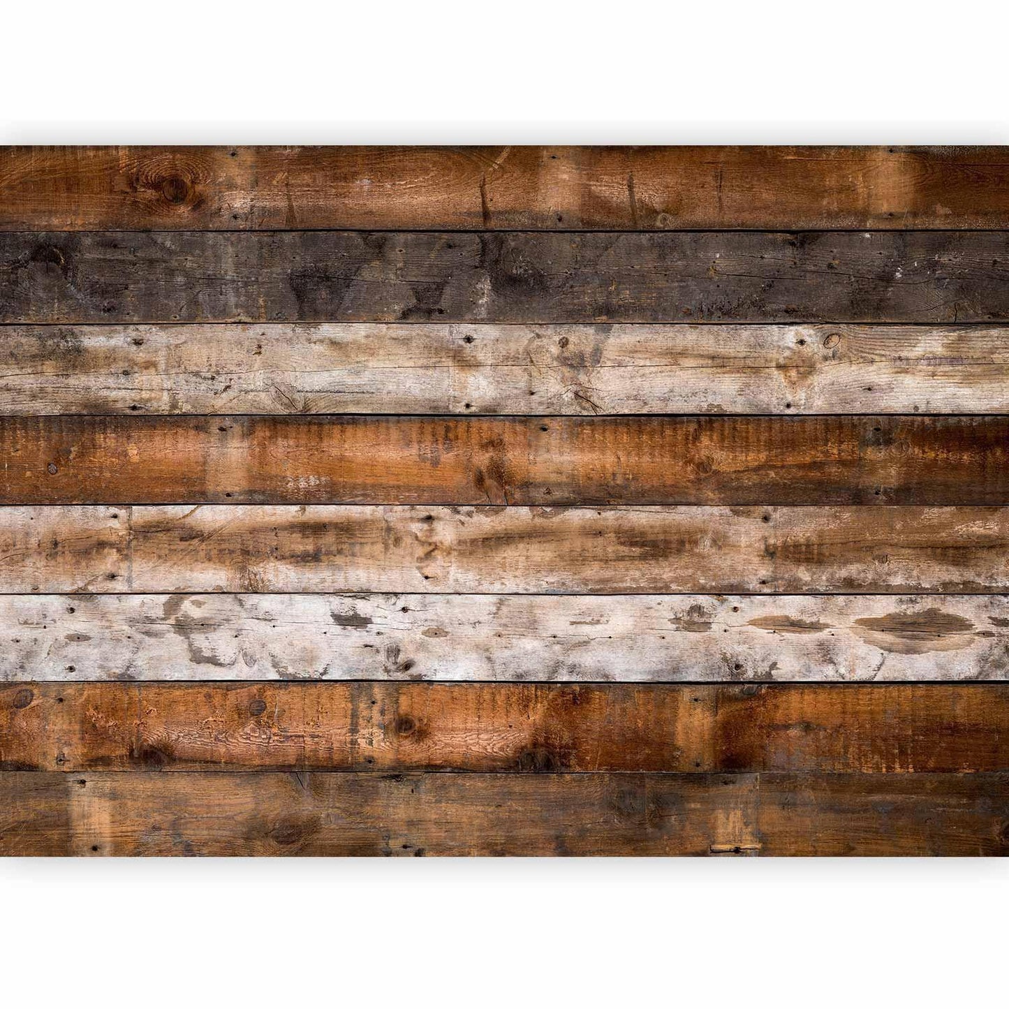 Rustikale Wanddekoration im Vintage-Holzdesign