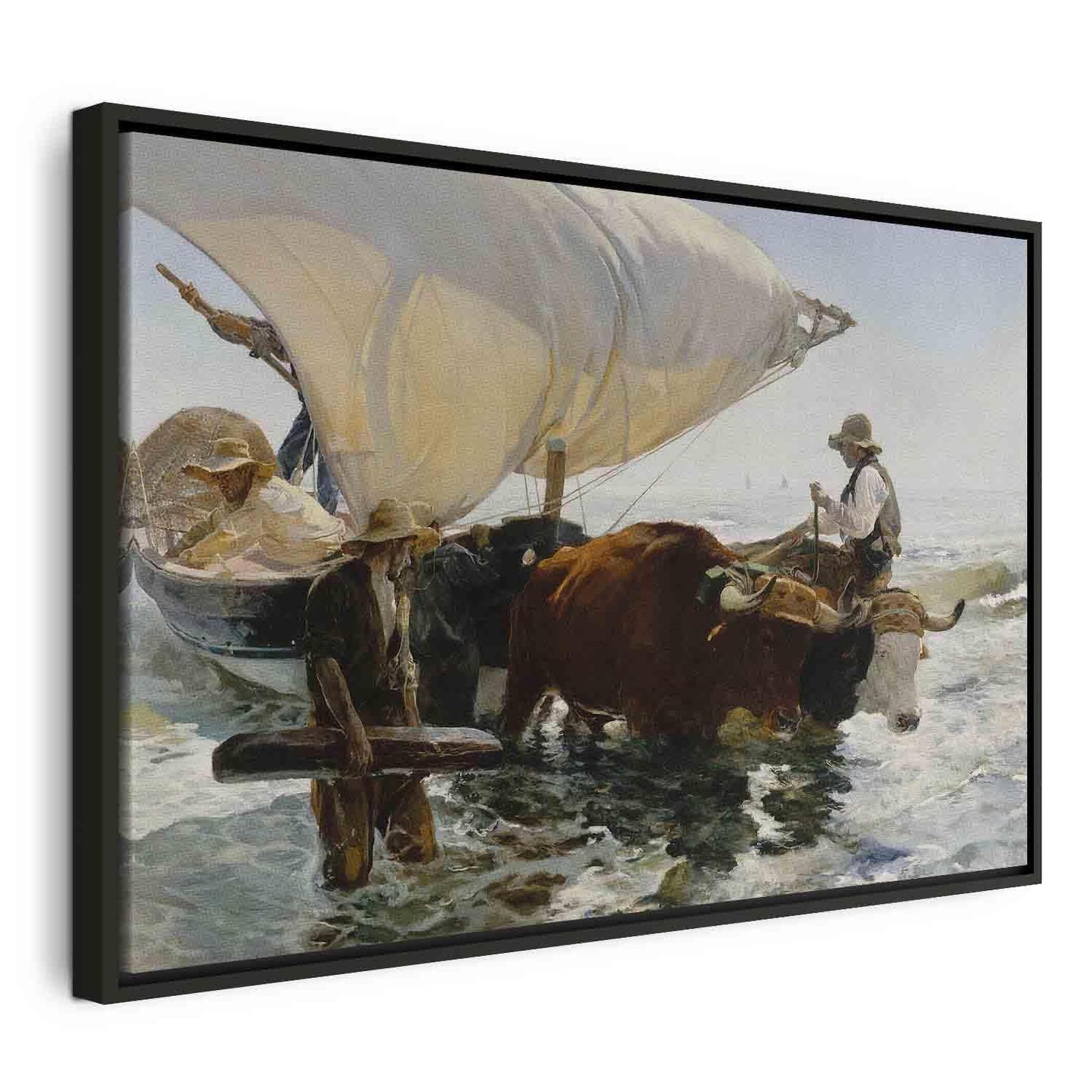 Leinwandbild - The Return from Fishing (Joaquín Sorolla y Bastida) Artgeist