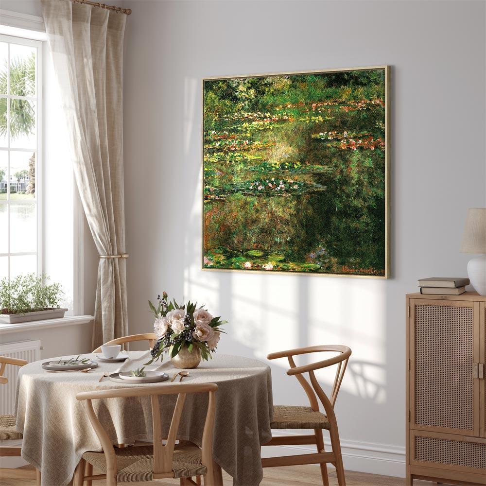 Leinwandbild - Claude Monet – Pond With Water Lilies