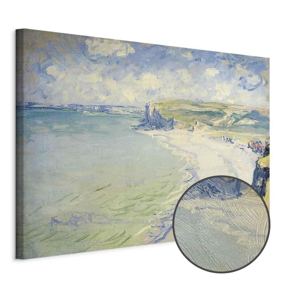 Leinwandbild - Claude Monet – Beach at Pourville