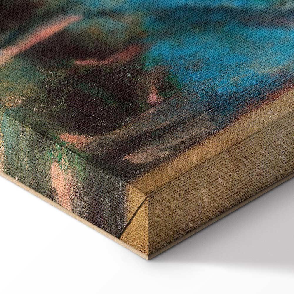 Leinwandbild - Edgar Degas – Blue Dancers