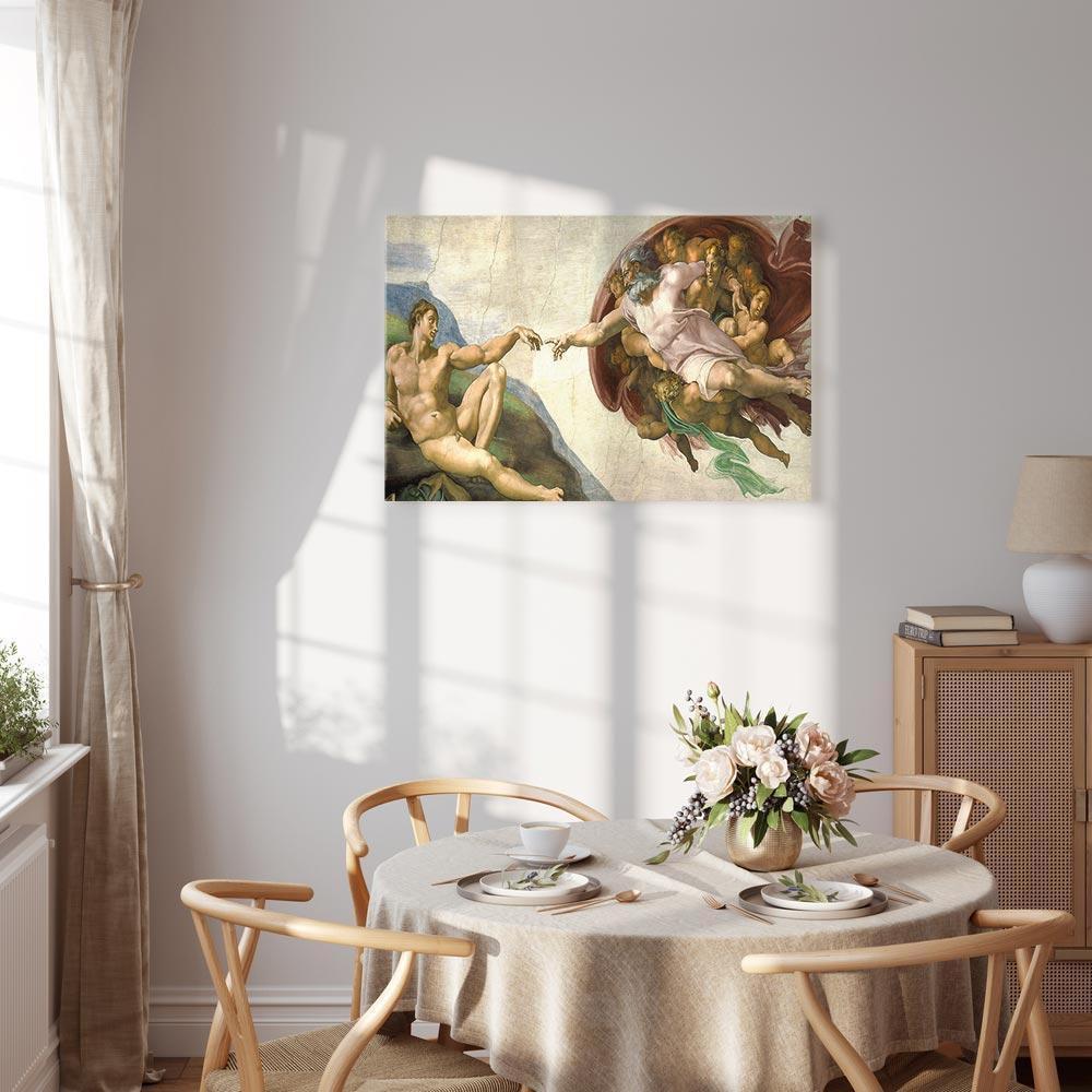 Leinwandbild - Michelangelo – The Creation of Adam II