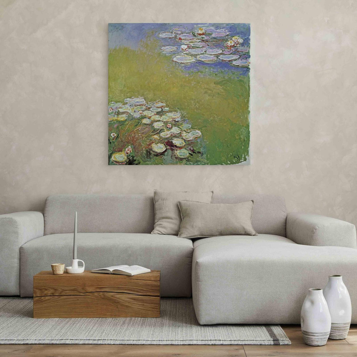 Leinwandbild - Claude Monet – Water Lilies