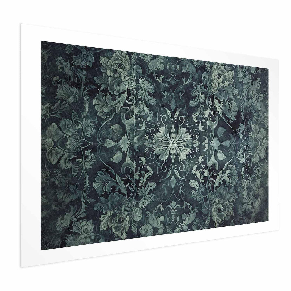 Poster - Carpet Ornaments in Emerald Shades