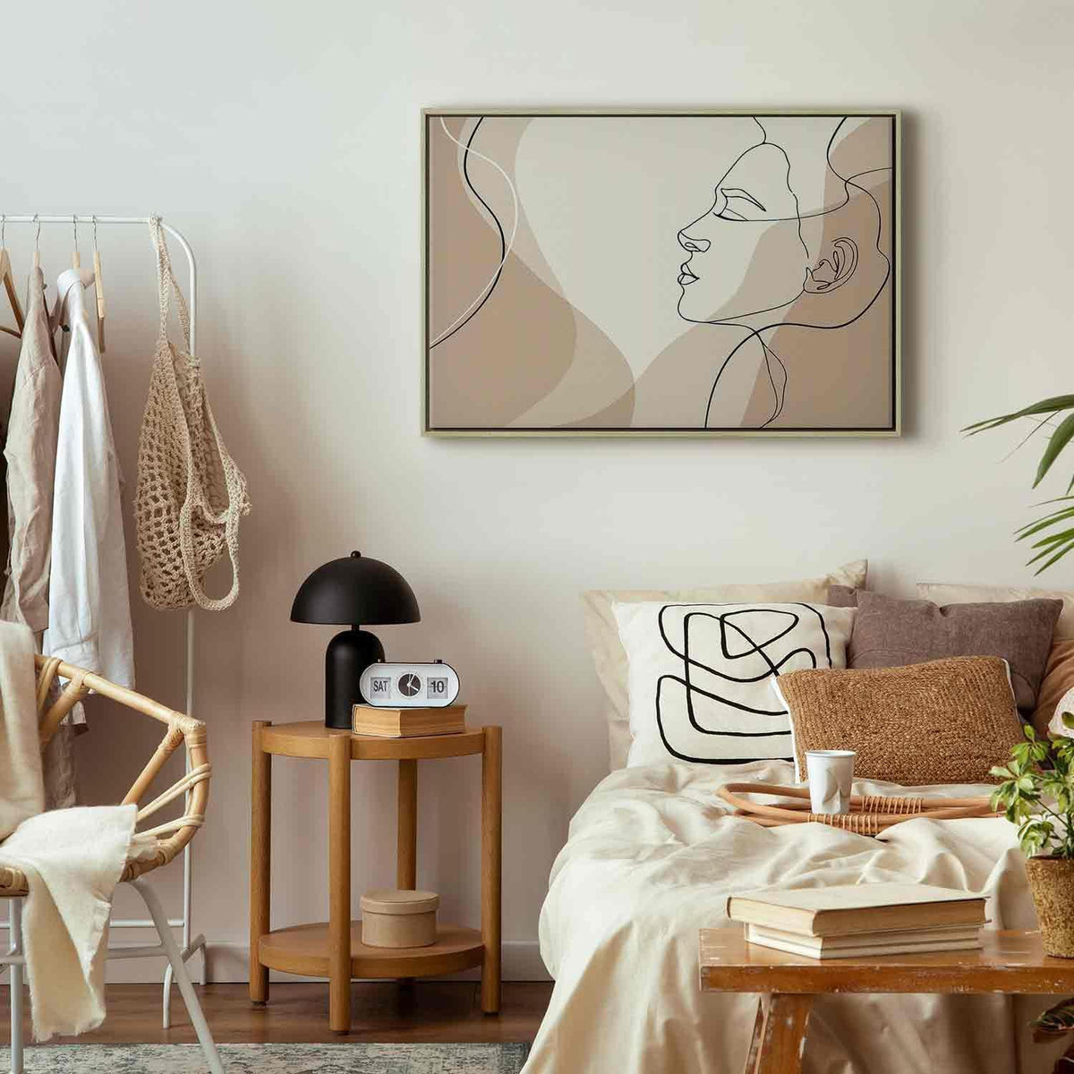 Leinwandbild - Feminine line