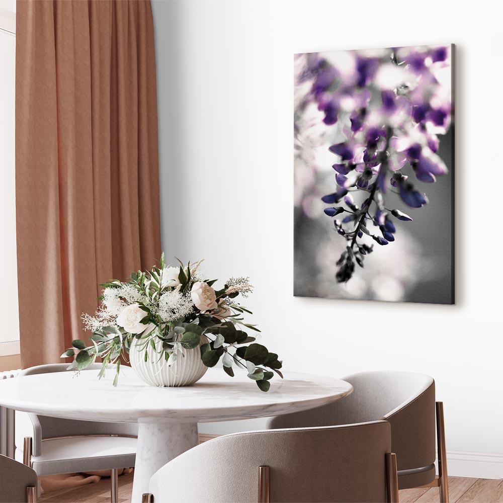 Leinwandbild - Violet Ringtones (1 Part) Vertical