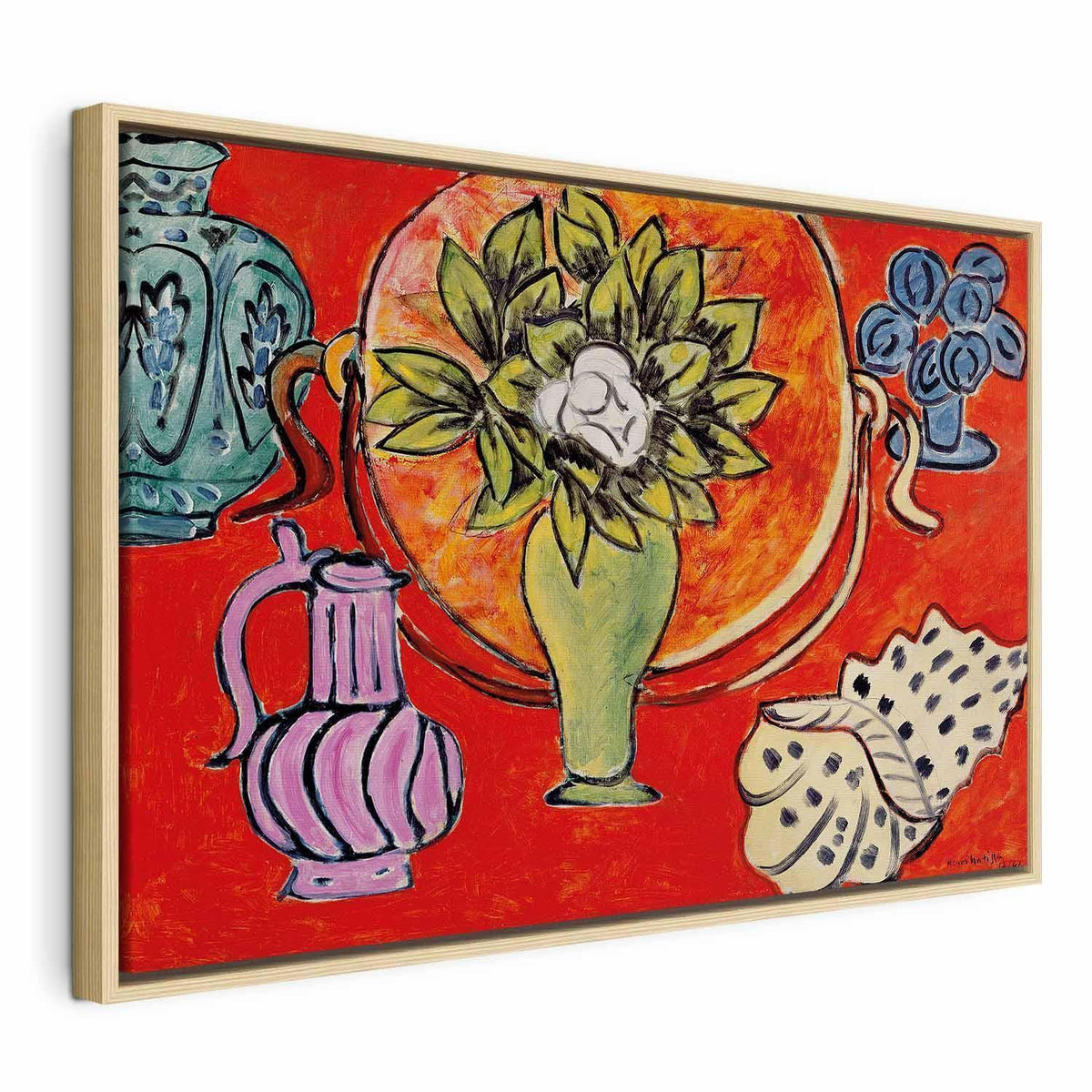 Leinwandbild - Henri Matisse – Still Life with Magnolia