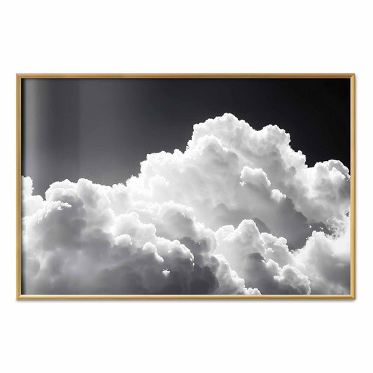 Poster - Discover the Infinite Play of Sunlight – Clouds and Shadows in the Sky