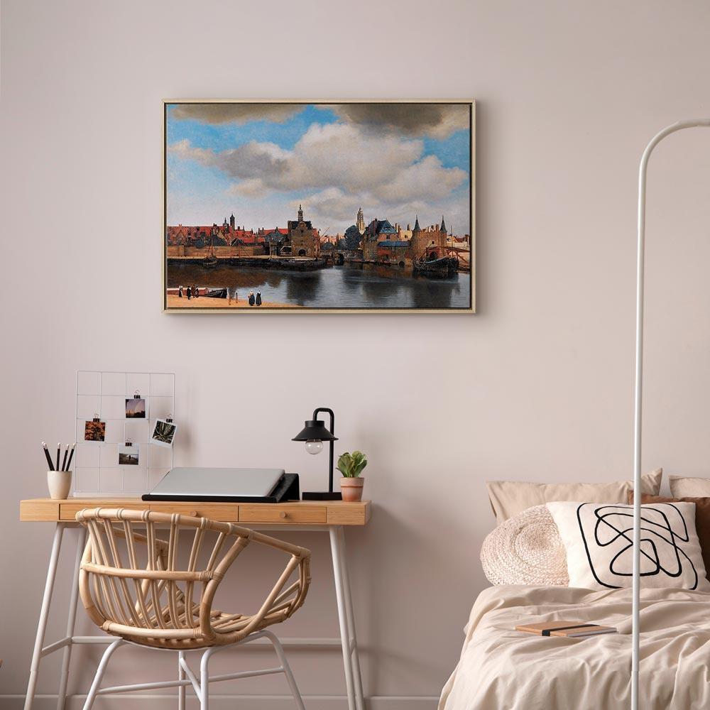 Leinwandbild - Jan Vermeer – View of Delft