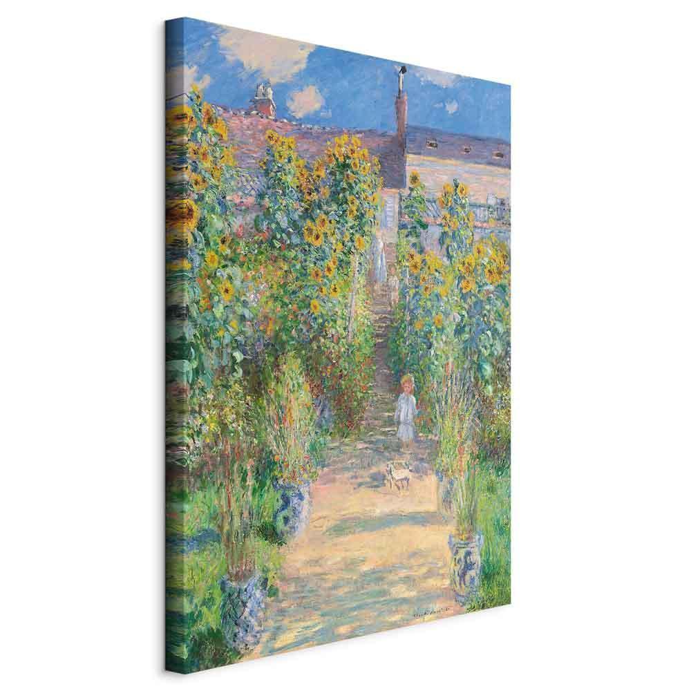Leinwandbild - Claude Monet – Monet’s Garden at Vétheuil
