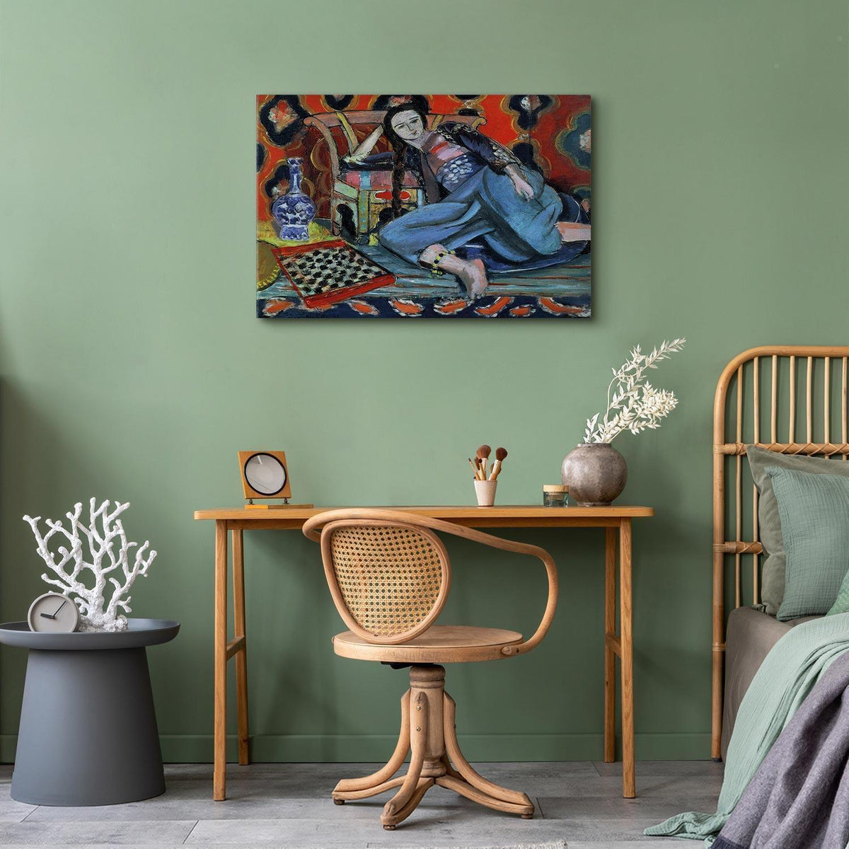 Leinwandbild - Henri Matisse – Odalisque with Turkish Chair