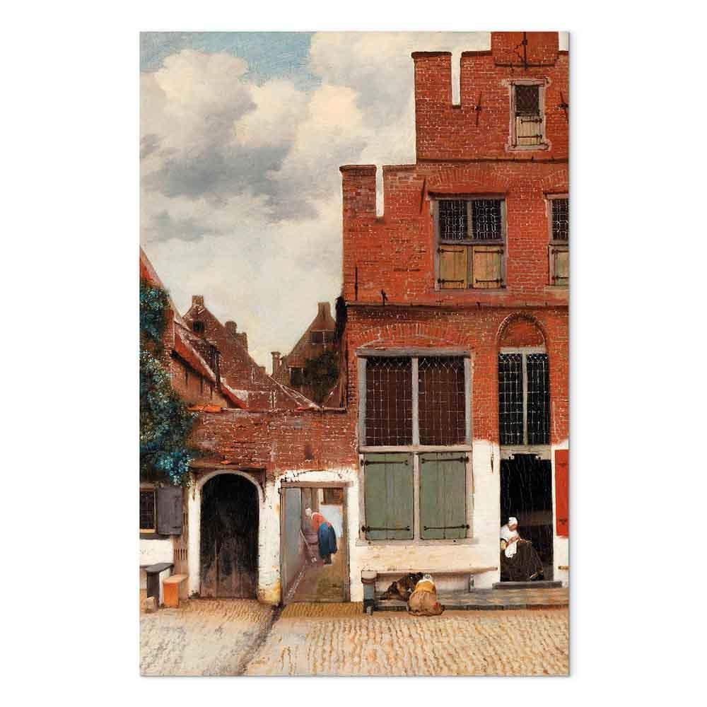 Leinwandbild - Jan Vermeer – The Little Street