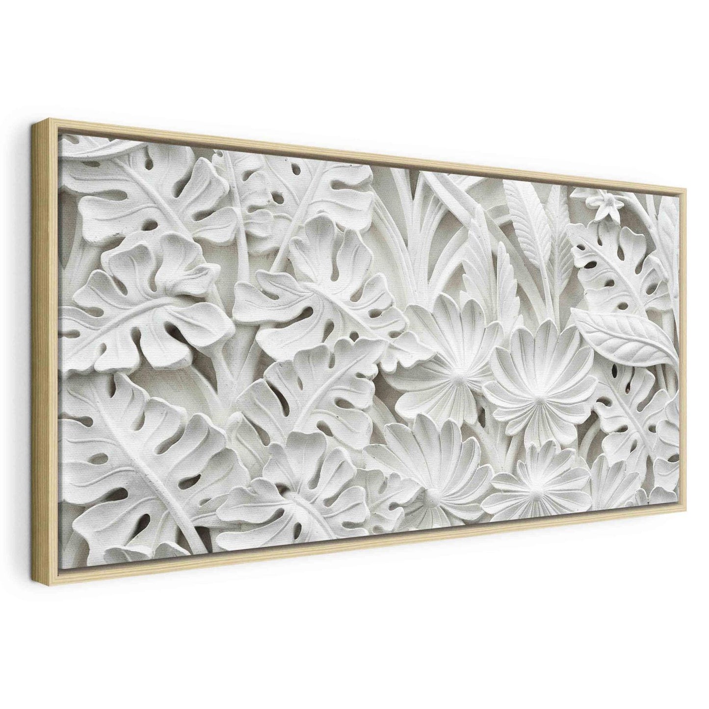 Wandbild Alabaster Garden – Elegantes Blumenmotiv in zarten Farben