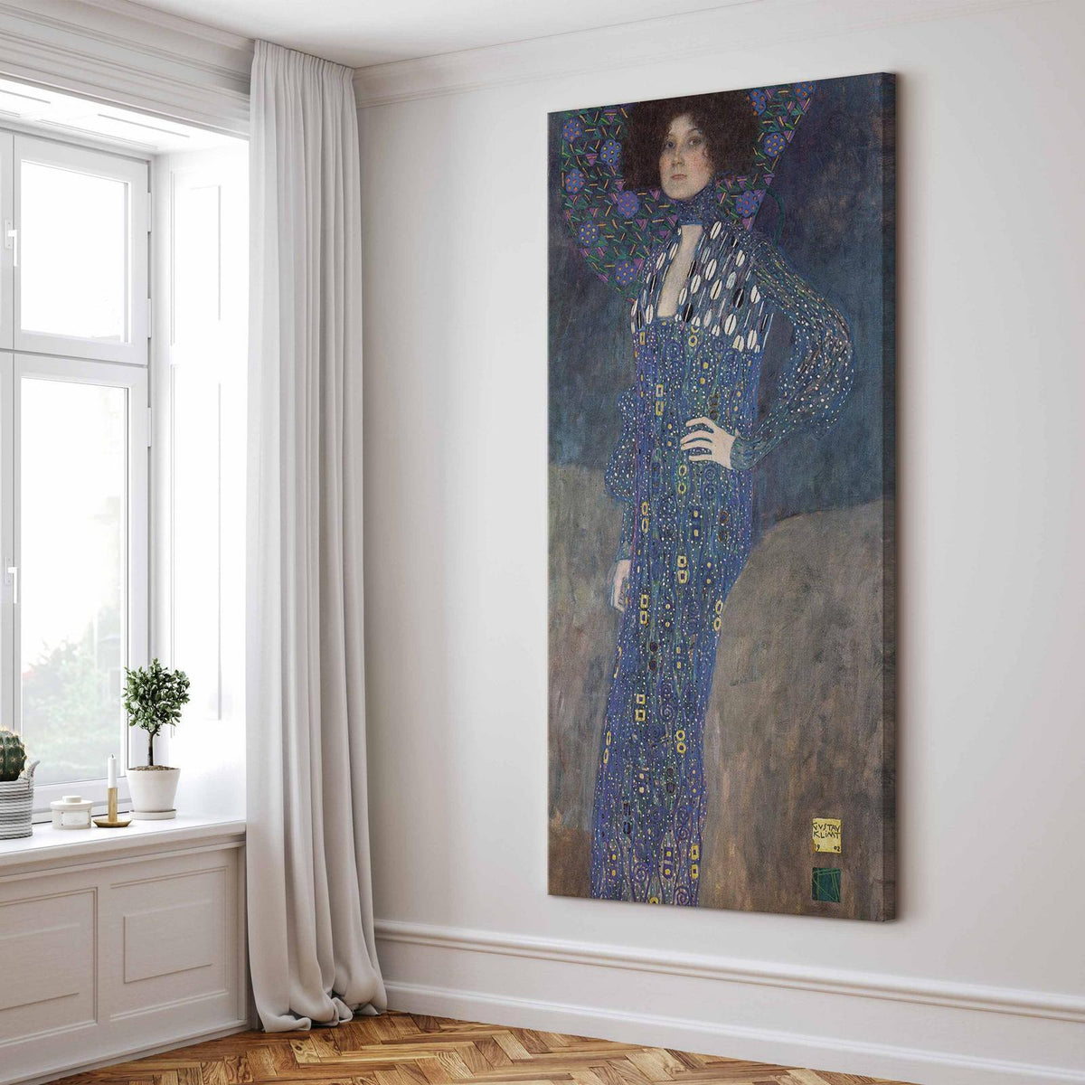 Wandbild XXL - Gustav Klimt – Miss Emilie Flöge