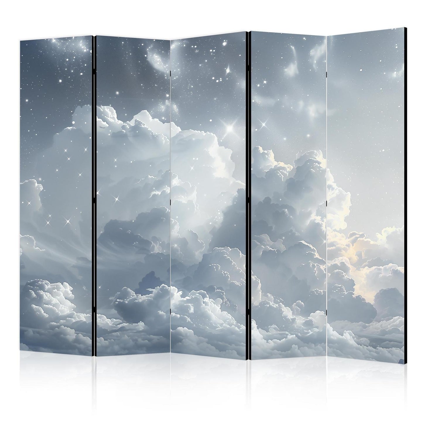 Paravent - Astral Calm: Stars Scattered Above Gentle Clouds Artgeist