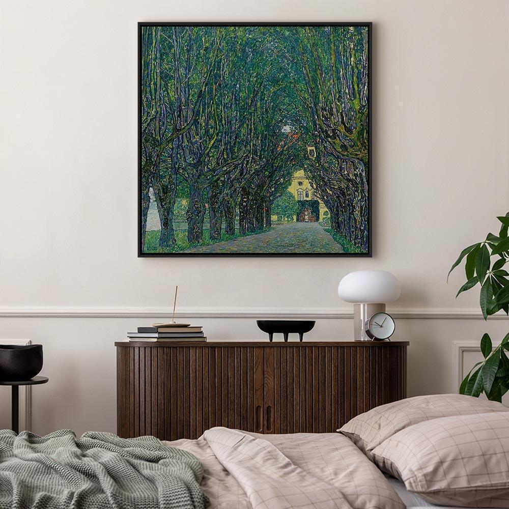 Leinwandbild - Gustav Klimt – Avenue in the Park of Schloss Kammer