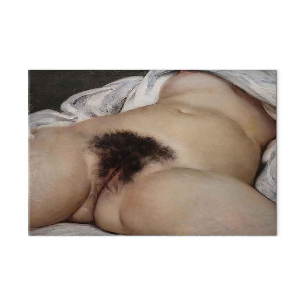 Leinwandbild - Gustave Courbet – The Origin of the World