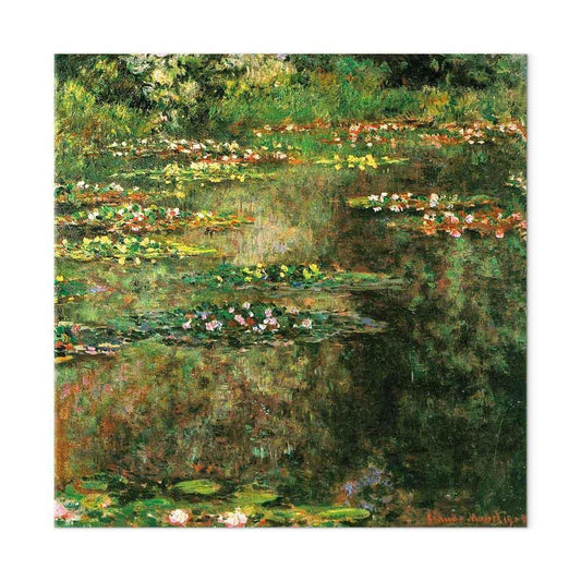 Leinwandbild - Claude Monet – Pond With Water Lilies