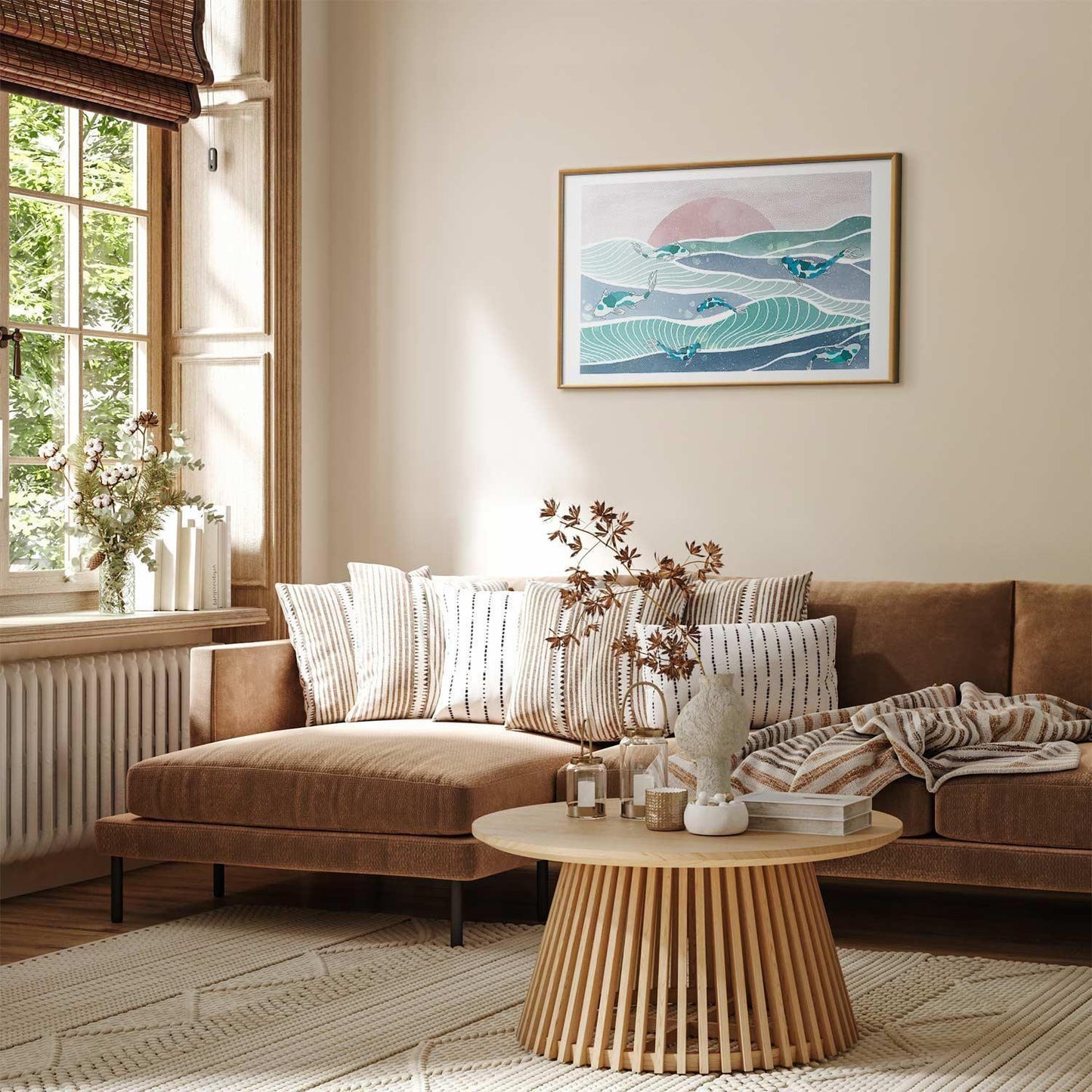 Poster - Fish on the Waves