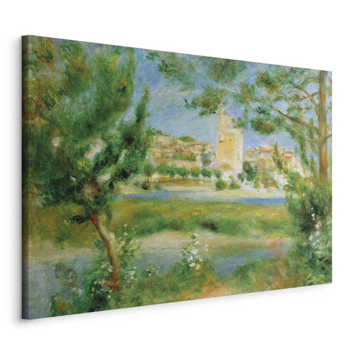 Leinwandbild - Pierre-Auguste Renoir – Villeneuveles-Avignon