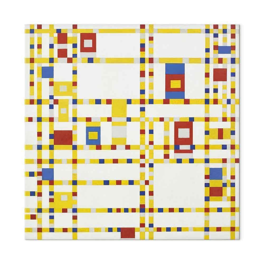 Leinwandbild - Piet Mondrian – Broadway Boogie Woogie