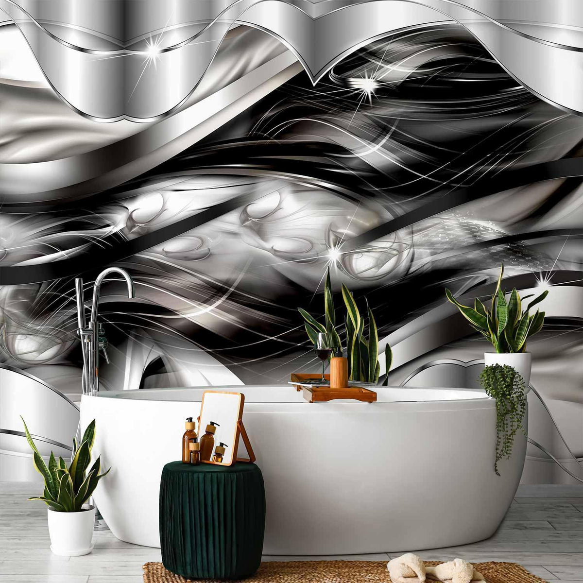 Fototapete - Platinum fog